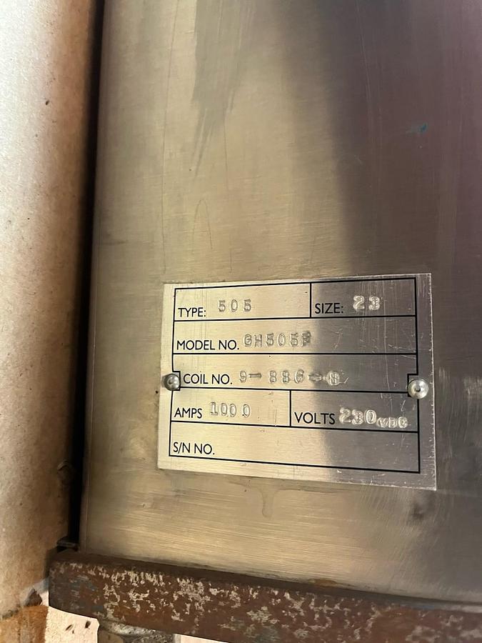 Used CUTLER HAMMER,GH505F,DC BRAKE COIL SIZE 23 TYPE 505 230vdc 9-886-8