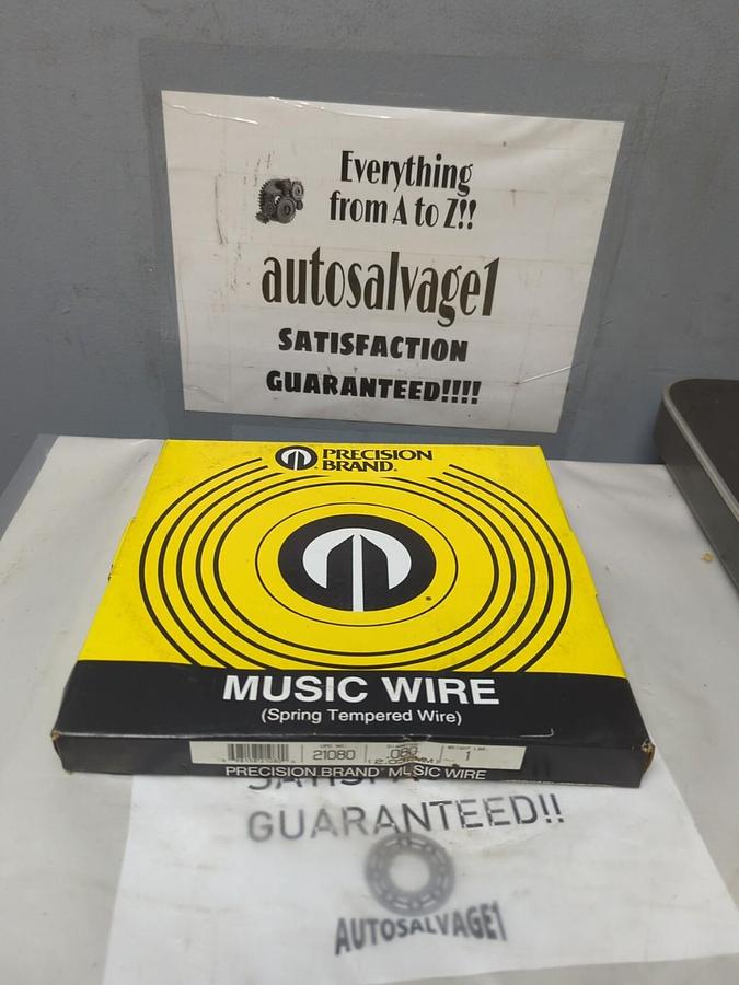 PRECISION BRAND,21080,MUSIC WIRE .080 (2.032MM) NOS