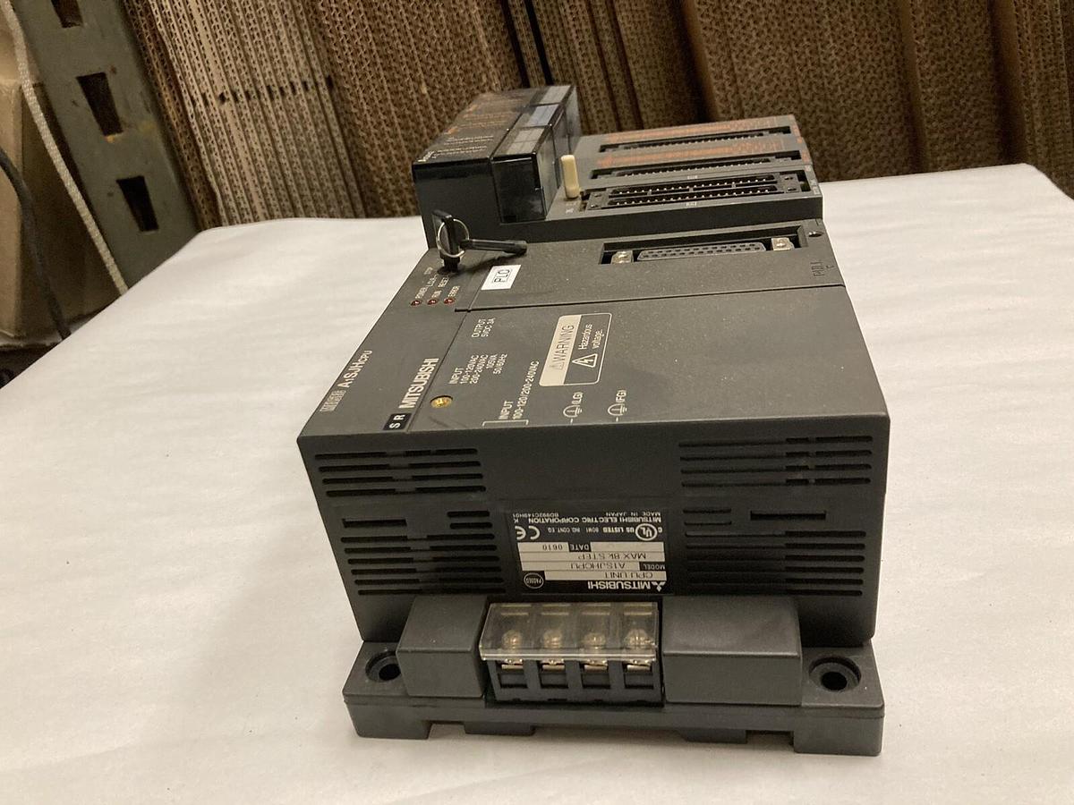 Used Mitsubishi,A1SJHCPU/A1SX42/A1SY41/A1SY41, PLC Rack