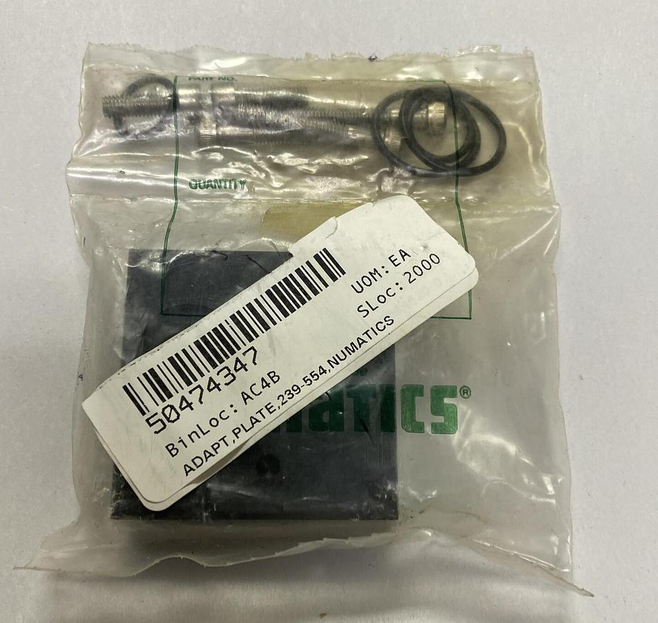 Used ASCO NUMATICS,239-554,ADAPTER KIT NEW