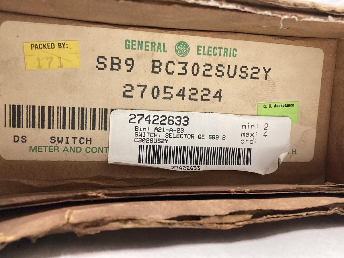 General Electric,SB1 BC302SUS2Y,Rotary Cam Switch
