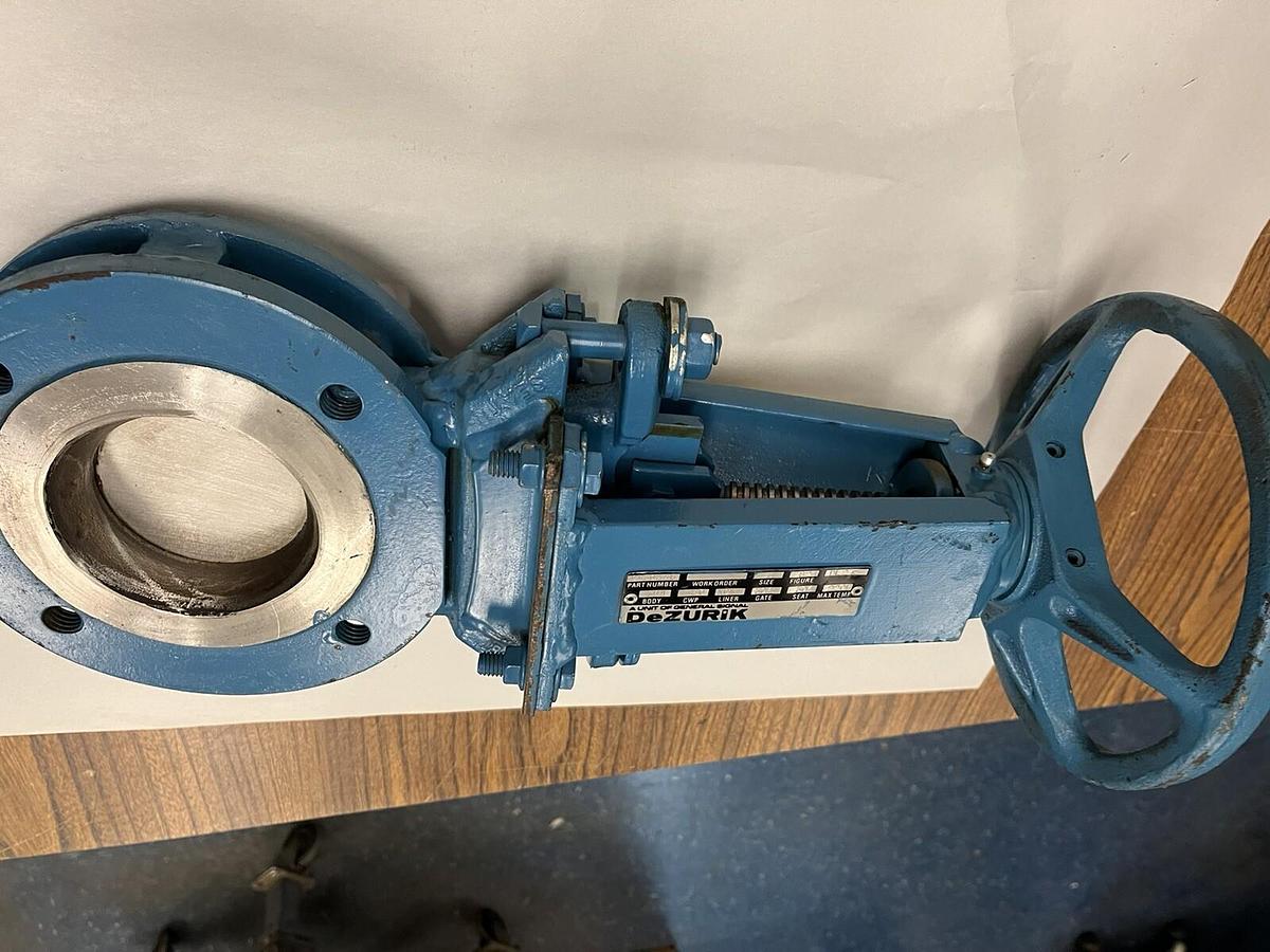 Used DEZURIK,9130448,SIZE 3" BUTTERFLY VALVE 150 CWP FIGURE 824 BODY 304