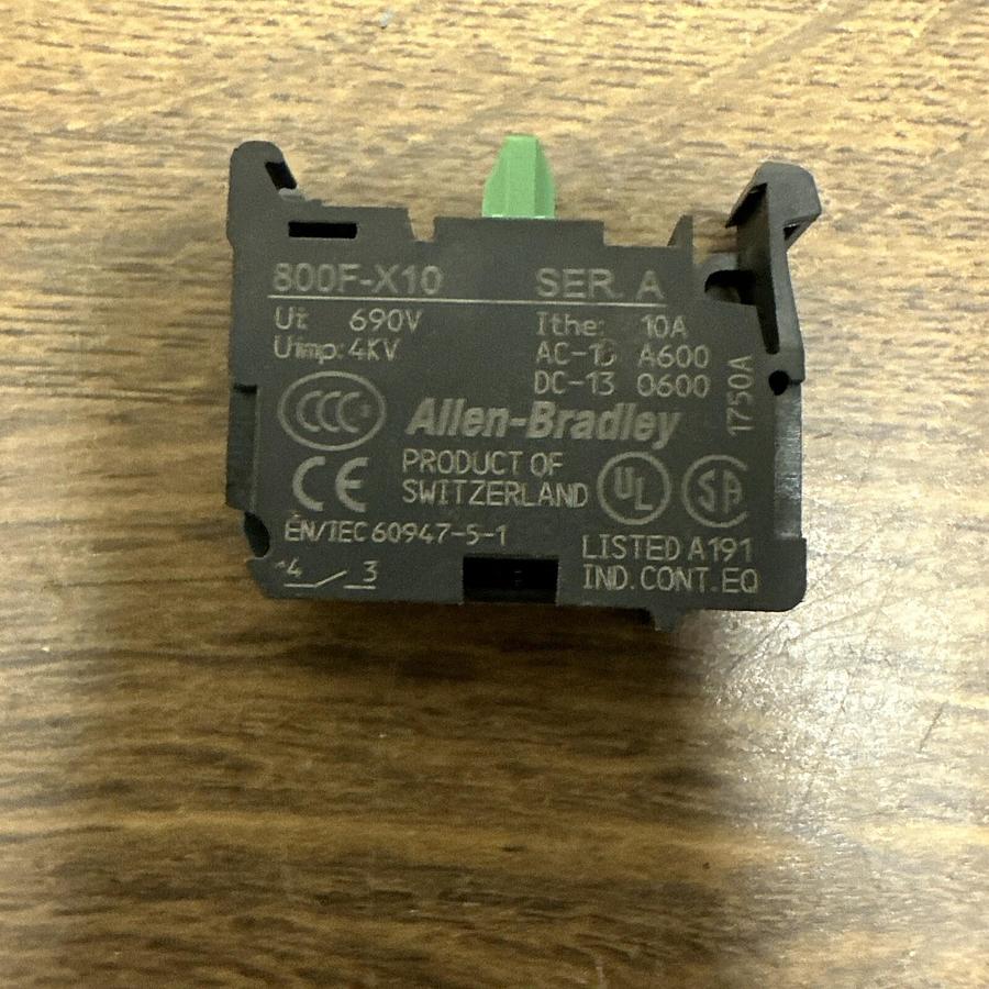 Allen Bradley,800F-X10,Contact Block