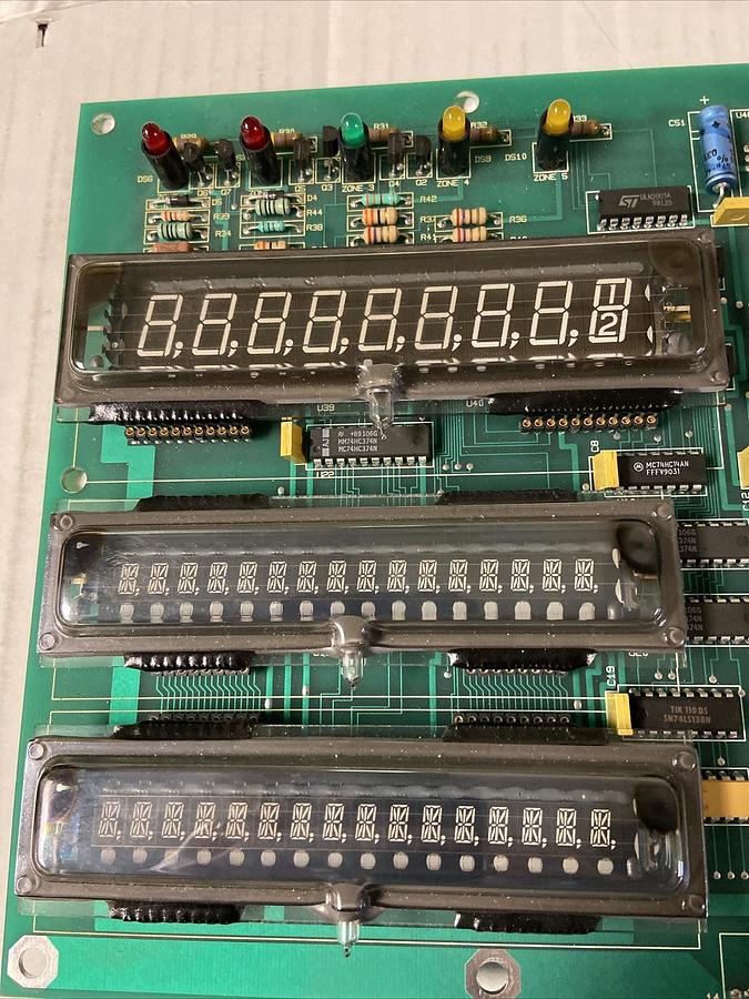 Used Ramsey Technolgy,8000 PCBA D07110A-E001,DISPLAY BOARD Rev D