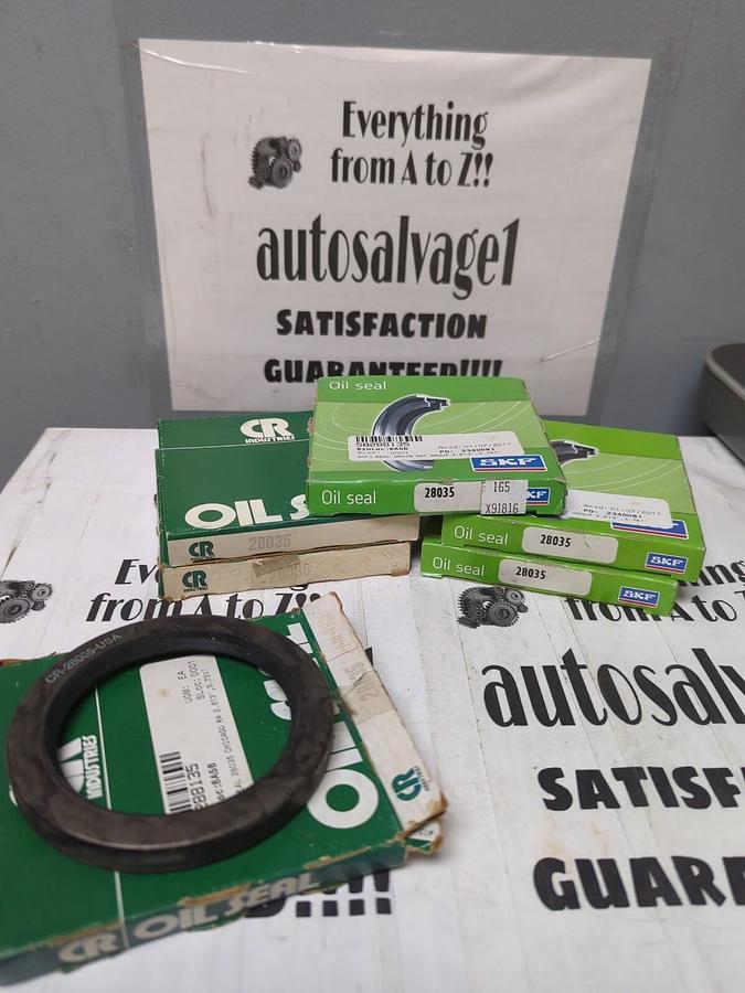 SKF CHICAGO RAWHIDE,28035,OIL SEALS 2.813 INCH X 3.751 INCH LOT OF 6 NOS