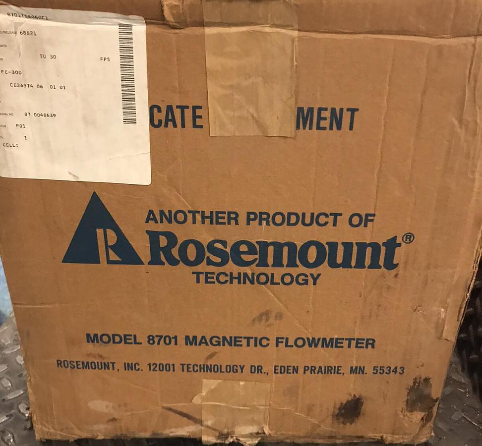 Rosemount,8701TSA060C1,Magnetic Flowtube 6 INCH 90.048GPM