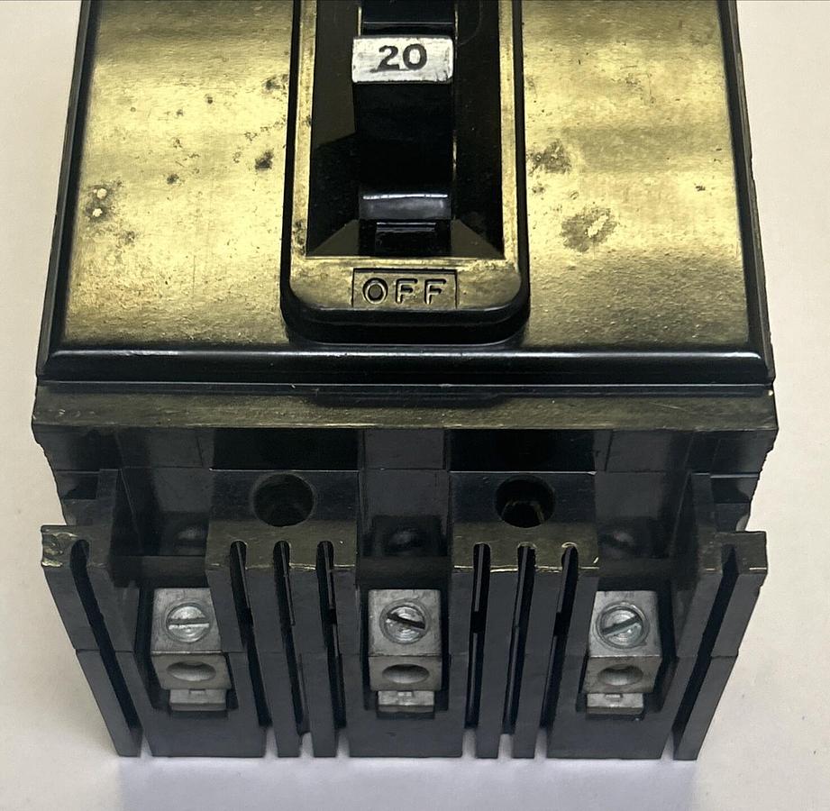 Used FEDERAL PACIFIC ELECTRIC,NE233020,CIRCUIT BREAKER 20A 240V 3P