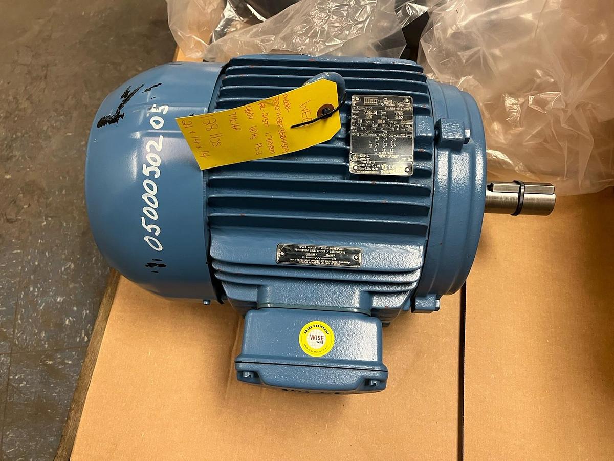 WEG,Z00718EP3G041309,NON SPIKE SEVERE DUTY W21 MOTOR 7.5HP 3PH 460V 1765RPM 213T