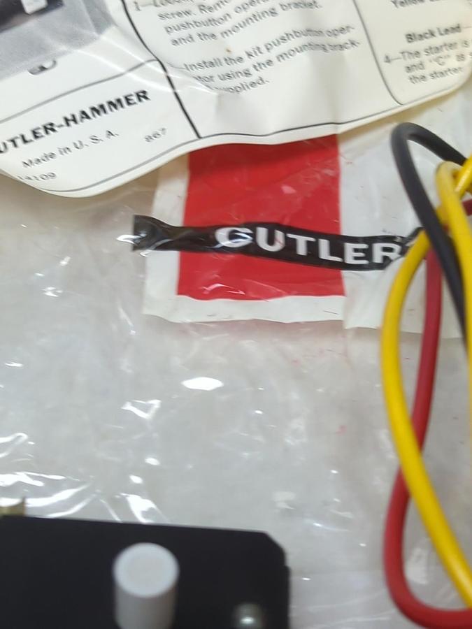 CUTLER-HAMMER,C400KG2,COVER CONTROL HAND-AUTO 2-POS SELECTOR FOR SIZE 0-4 NOS