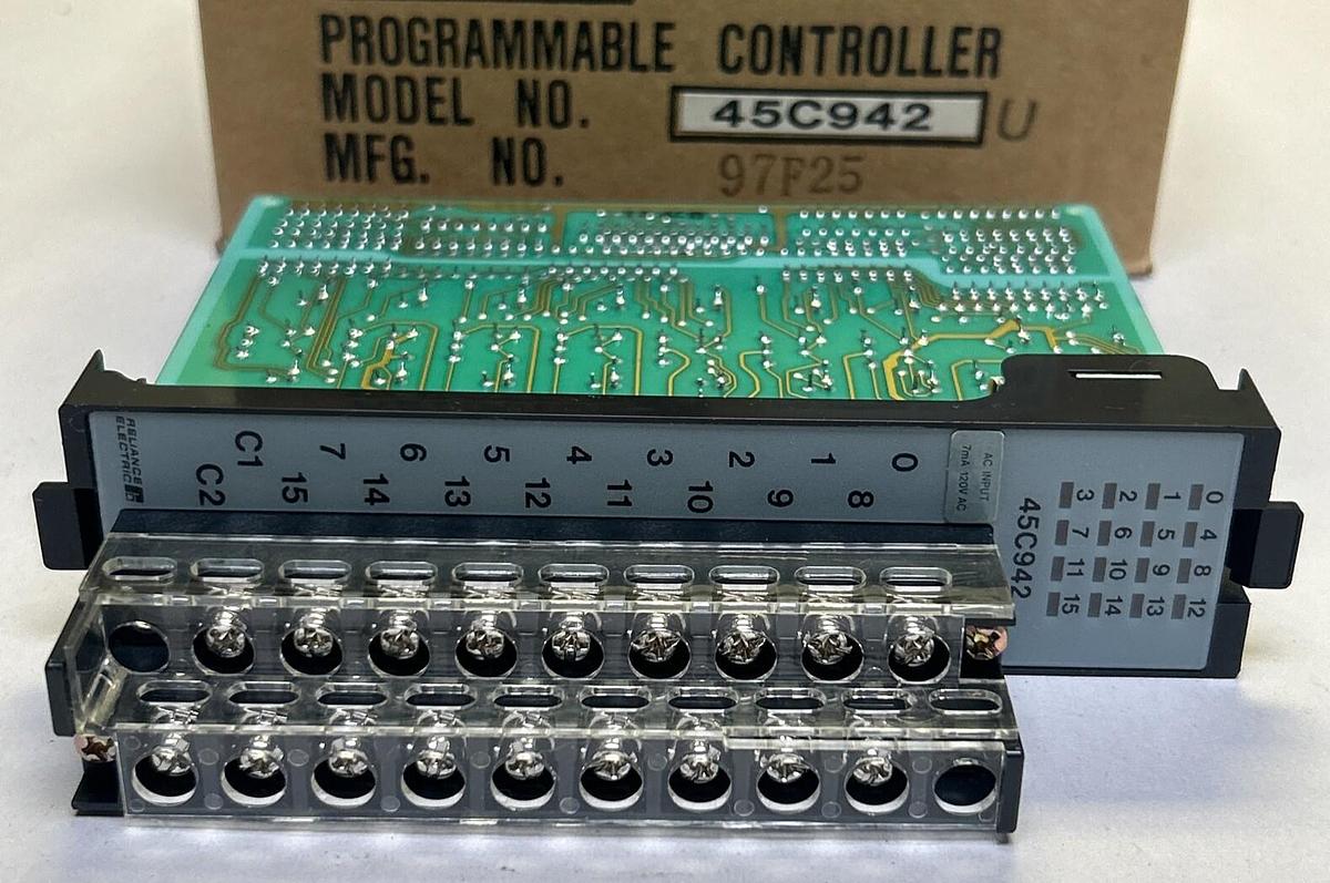 Used RELIANCE,45C942,INPUT MODULE NEW