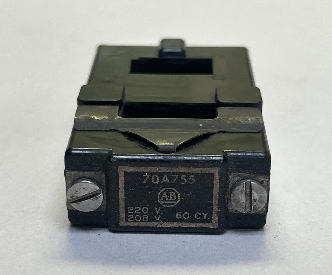 Used ALLEN BRADLEY,70A755,COIL 208/220V