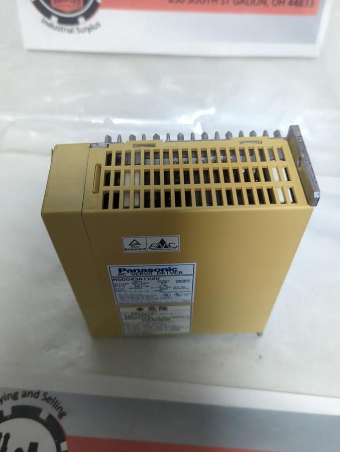 Used PANASONIC,MSD 043A1XXV,AC SERVO DRIVER 200V 400W PRE-OWNED