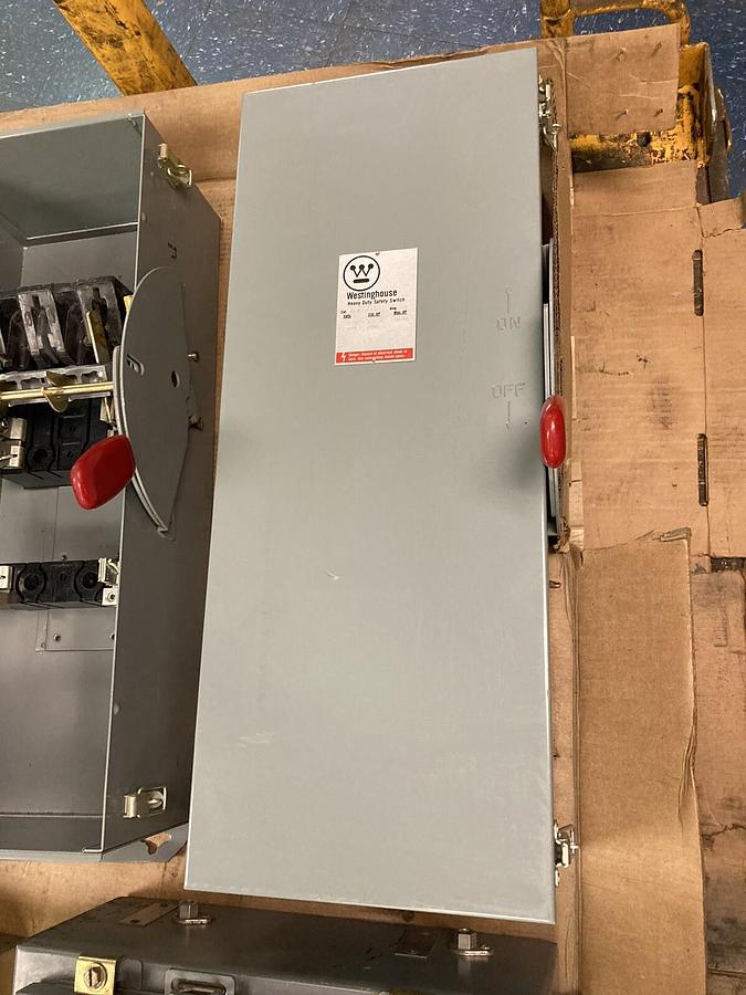 Used Westinghouse,JHFN223,Heavy Duty Disconnect Switch 100A 240AC