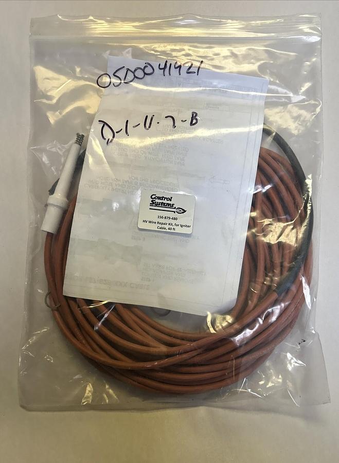 CONTROL SYSTEMS,156-879-480,HV WIRE IGNITE KIT 40FT CABLE NOS