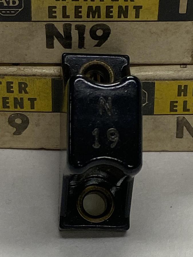 ALLEN BRADLEY,N19,OVERLOAD RELAY HEATER ELEMENT LOT OF 3 NOS