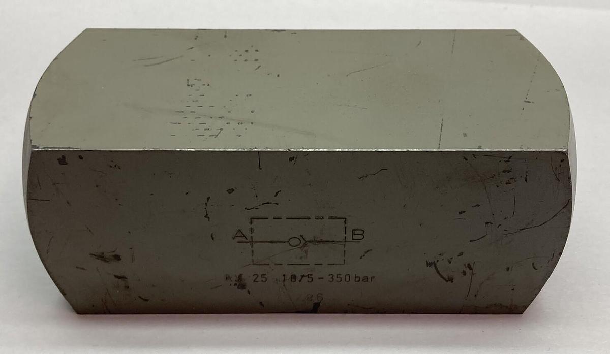 Used Unbranded,RV-25-10/5-350bar,Hydraulic Check Valve