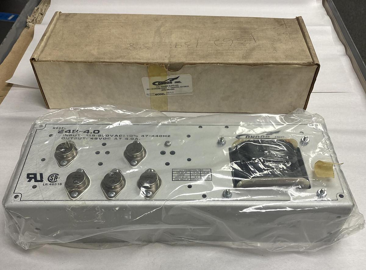 Condor,Model: E48-4.0,Power Supply NOS