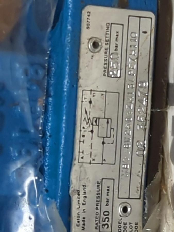 EATON VICKERS,KBCG3L250DZM13APE7H110,PROPORTIONING RELIEF VALVE MISSING BOX NOS