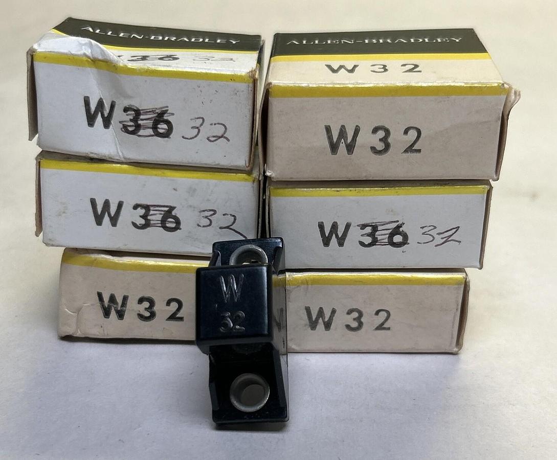 ALLEN BRADLEY,W32,OVERLOAD PROTECTION HEATER ELEMENTS LOT OF 6 NOS