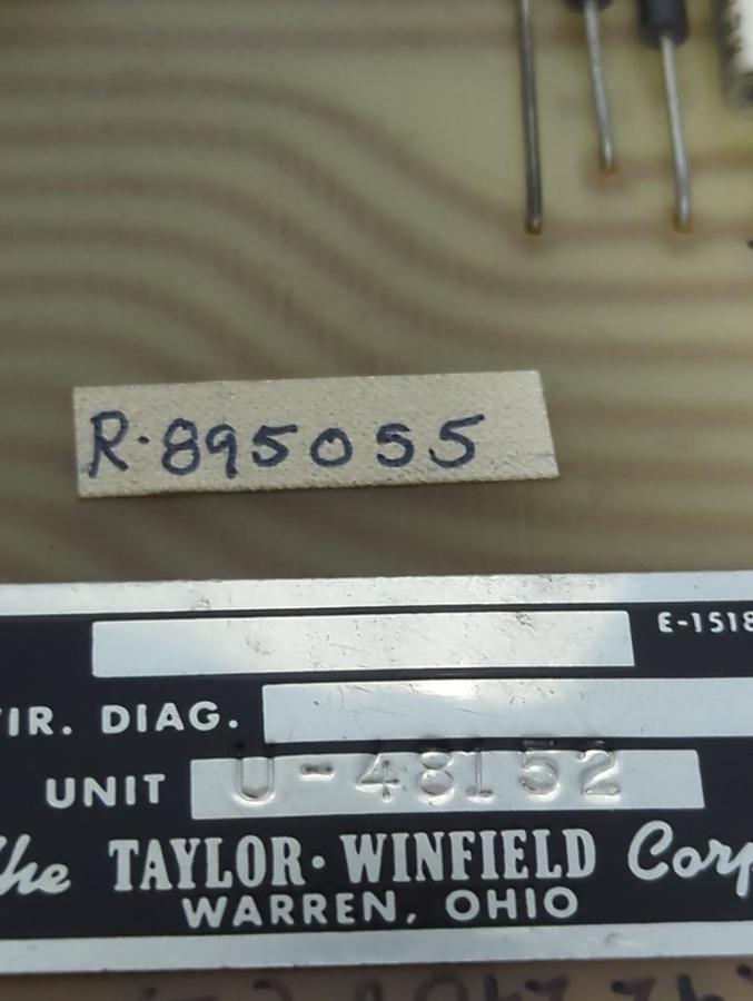 Used TAYLOR-WINFIELD,48152,CIRCUIT BOARD PRE-OWNED