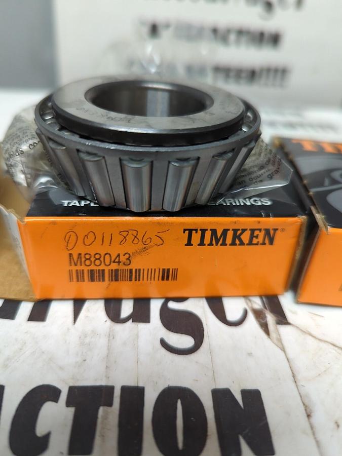 TIMKEN,M88043,ROLLER BEARING CONE LOT OF 2 NOS