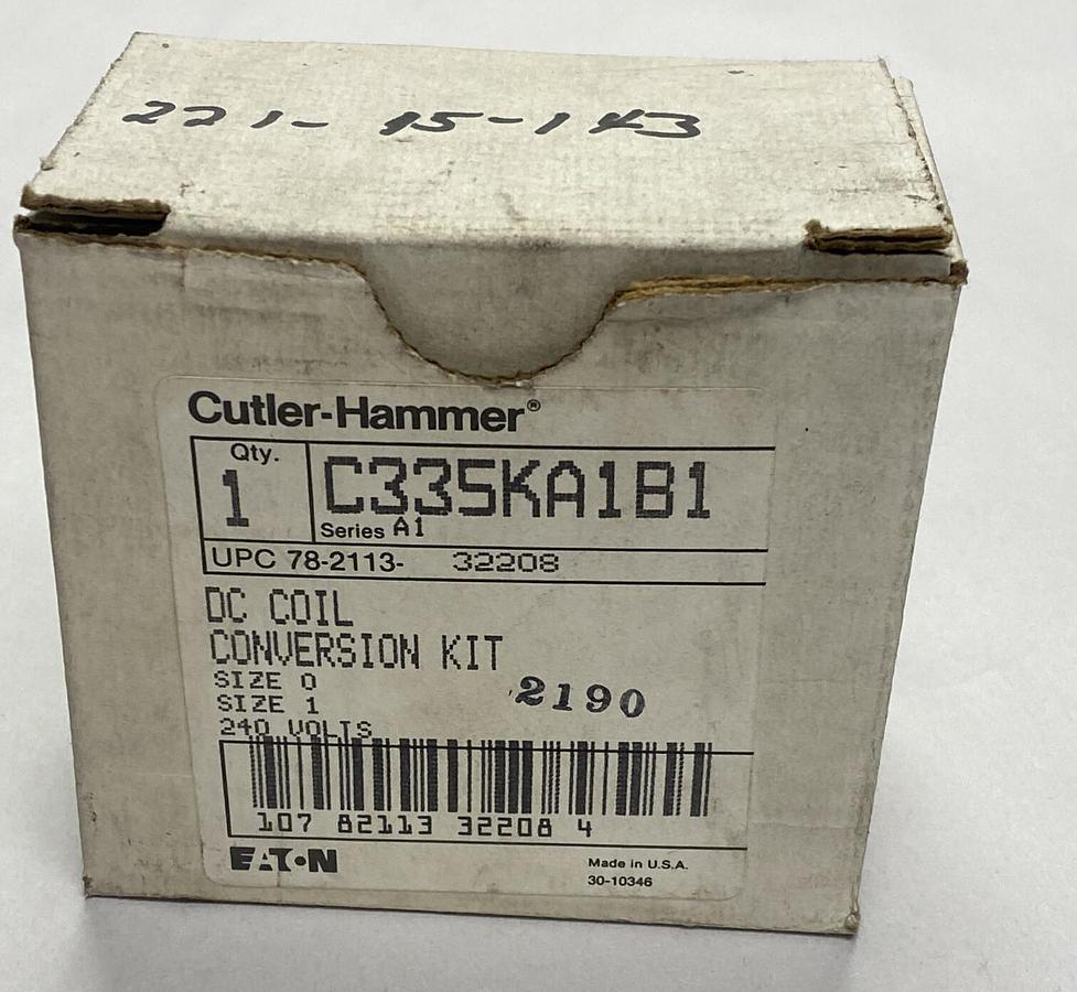Cutler-Hammer,C335KA1B1,Series A1 DC Coil Conversion Kit NOS