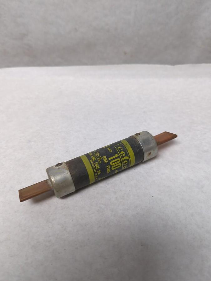 Used CEFCO,CF100,ONE-TIME 100 AMP FUSE PRE-OWNED