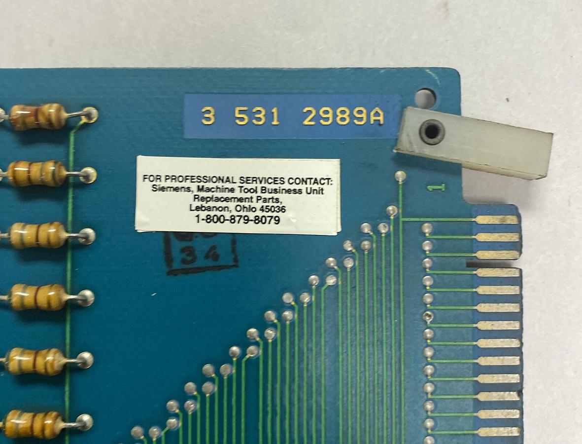 Used CINCINNATI MILACRON,3-531-2989A,PC CONTACT INPUT BOARD