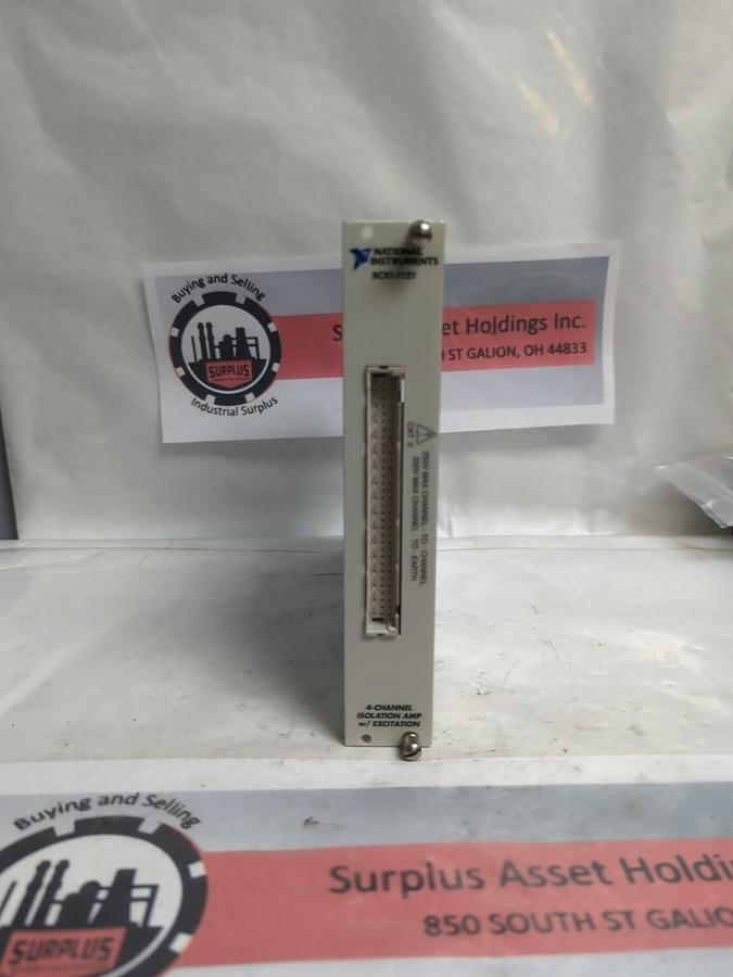 Used NATIONAL INSTRUMENTS,181700J-01.SCXI-1121 ISOLATION AMP W/EXCITATION 4-CHANNEL