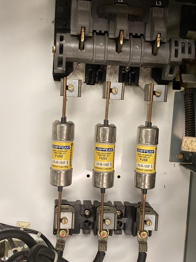 Used Allen-Bradley,2100 2112B,Size 3 Fused MCC 32 Inch Starter Feeder Bucket