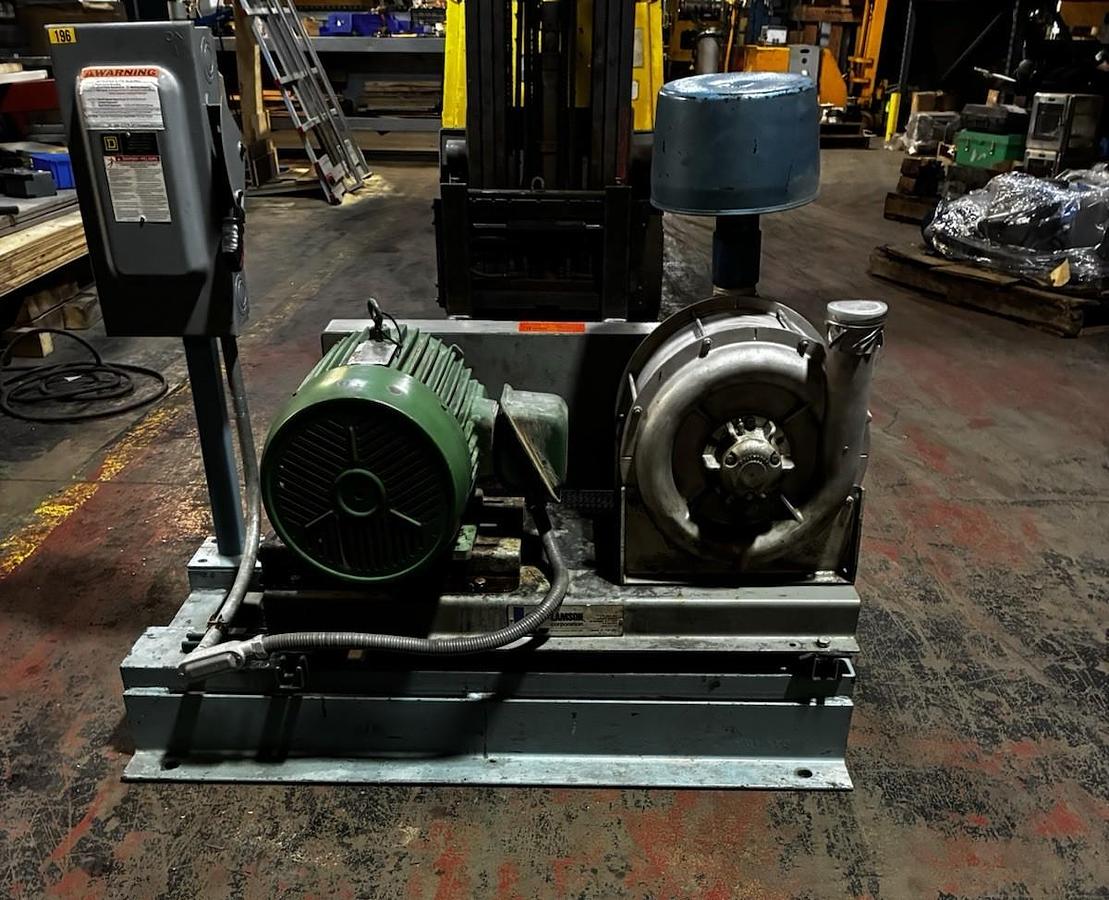 Used Lamson,2558-3-2-8180-AB,15hp Multistage Centrifugal Blower