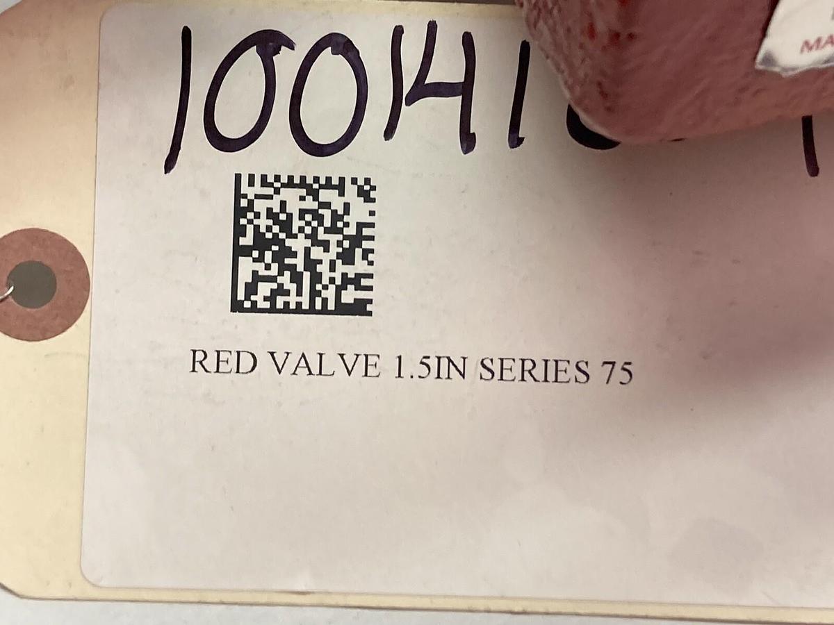 Red Valve,Series 75 2",Manuel Pinch Valve