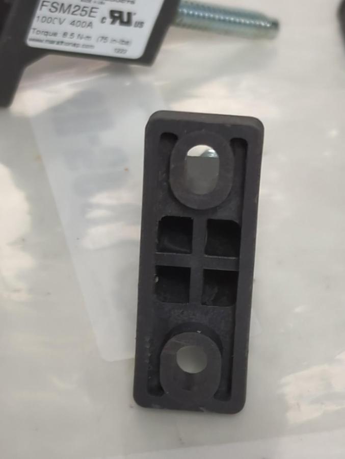 Used MARATHON SPECIAL PRODUCTS,FSM25E,SEMI-CONDUCTOR FUSE HOLDER 1000V 400A LOT OF 6