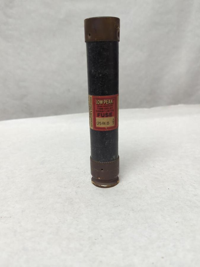 Used COOPER BUSSMANN,LPS-RK-35,LOW-PEAK 35 AMP FUSE PRE-OWNED