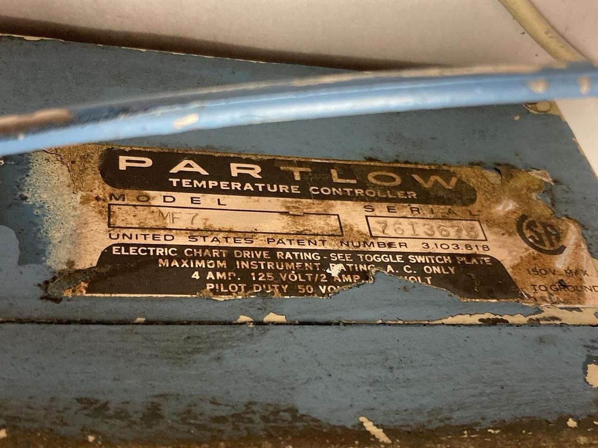 Used Partlow,Model MF7,Temperature Controller