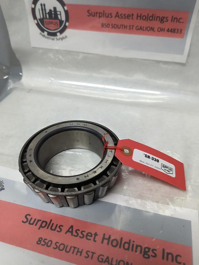 Used TIMKEN,567,ROLLER BEARING CONE PRE-OWNED