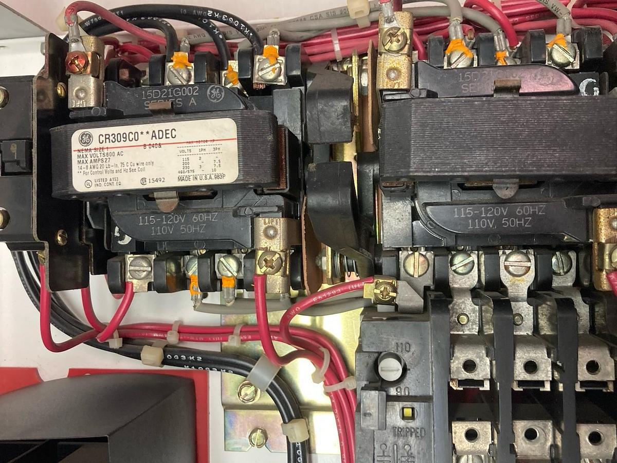 Used GE,FVR,Evolution 8000 Size 1 Reversing Starter MCC Bucket Breaker 20amp