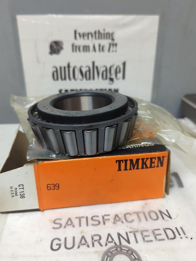 TIMKEN,639,ROLLER BEARING CONE 2-1/2 INCH BORE NOS