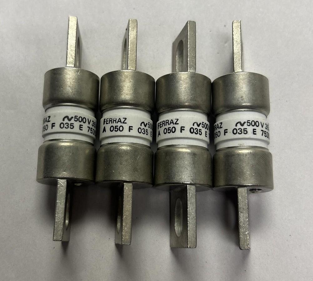FERRAZ SHAWMUT,A050F035,FUSE 35A 500V LOT OF 4 NOS
