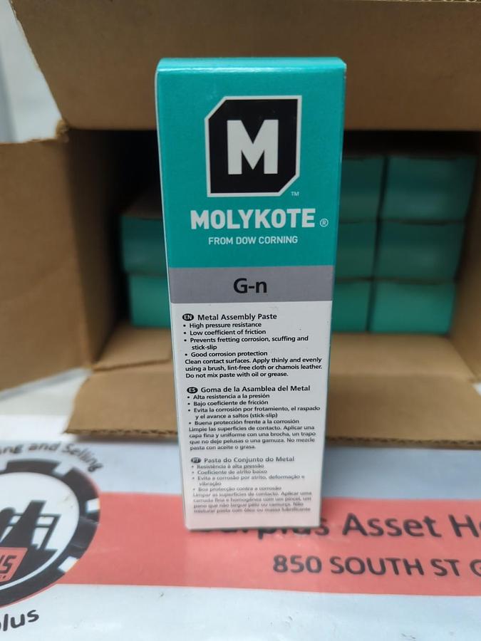 MOLYKOTE,G-N,METAL ASSEMBLY PASTE 2.8 OZ TUBE CASE OF 12 TUBES NOS