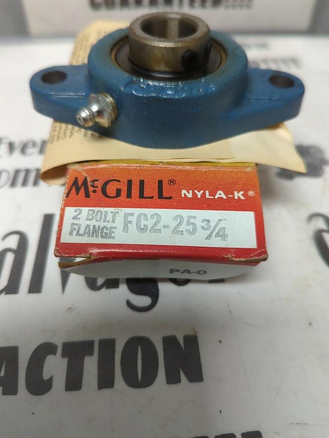 MCGILL,FC2-25 3/4,FLANGE MOUNT BEARING 2-BOLT BASE  NOS