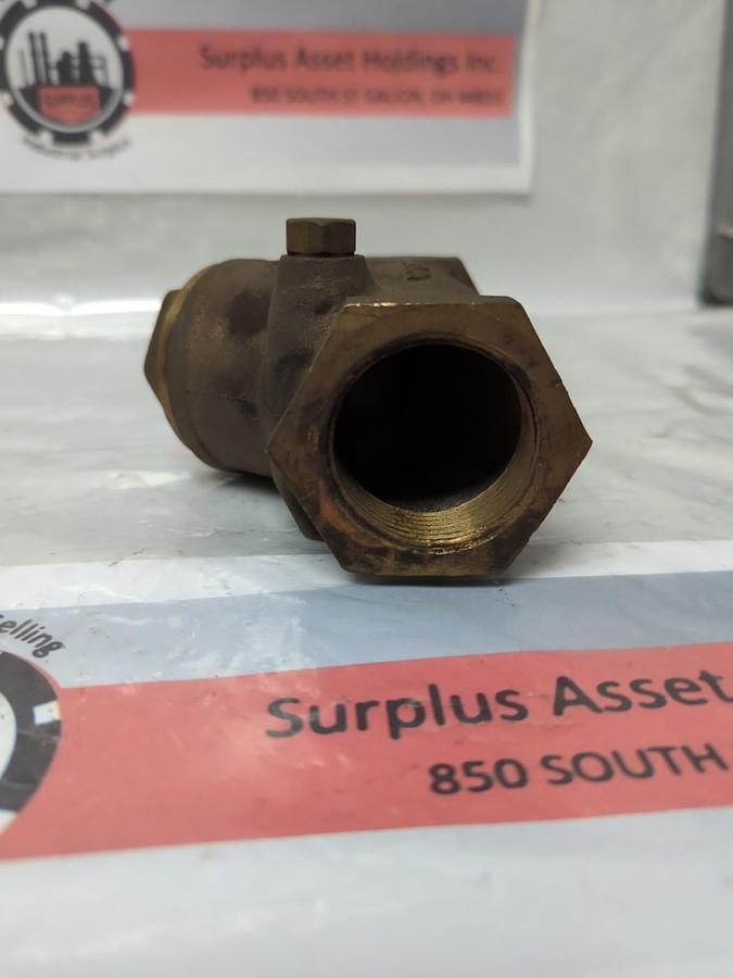 Used WCI,150S 1-1/4,SWING CHECK VALVE 1-1/4 INCH PRE-OWNED