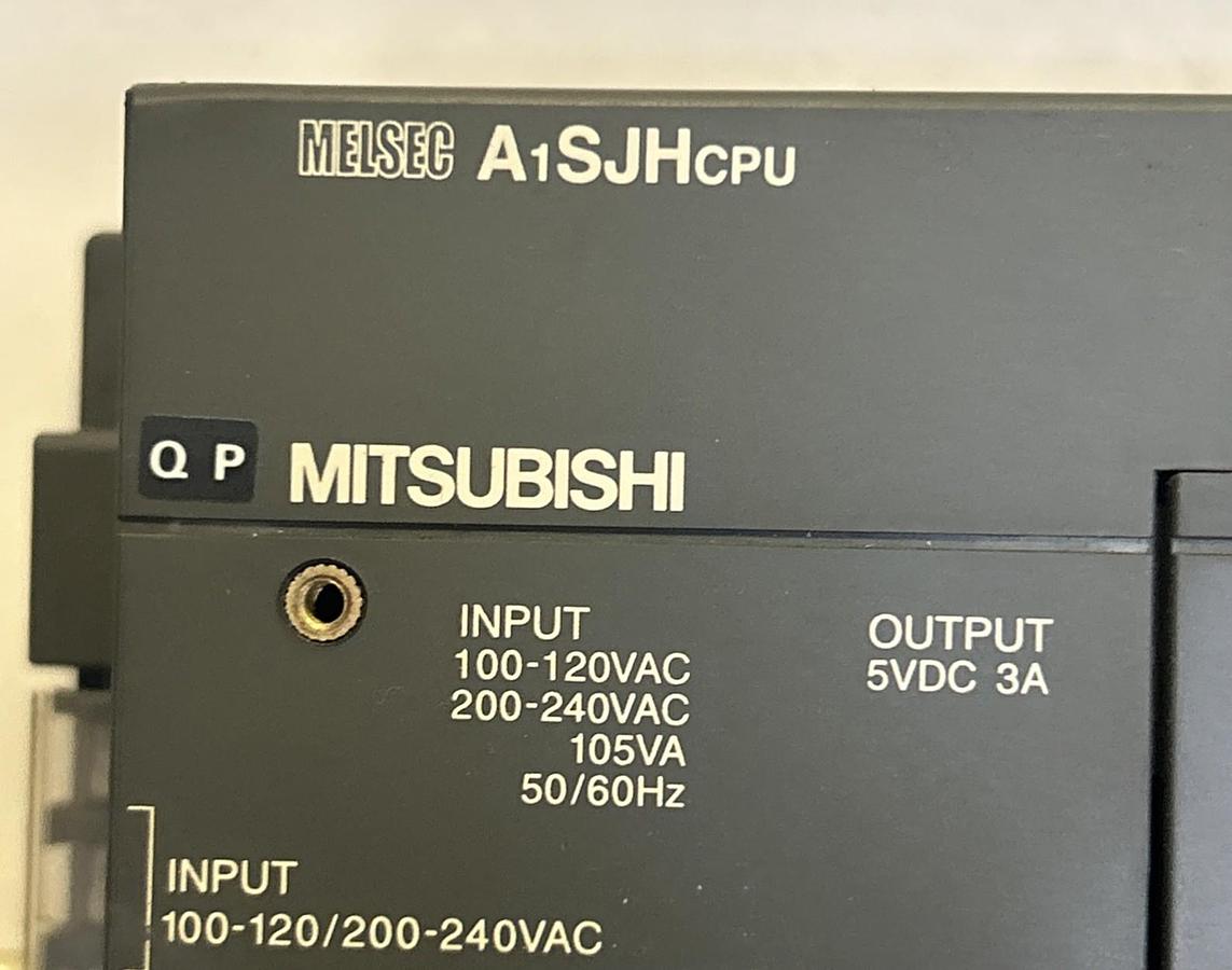Used MITSUBISHI,A1SJHCPU,CPU UNIT W/ A1SX42 / AISX41 / A1SY42