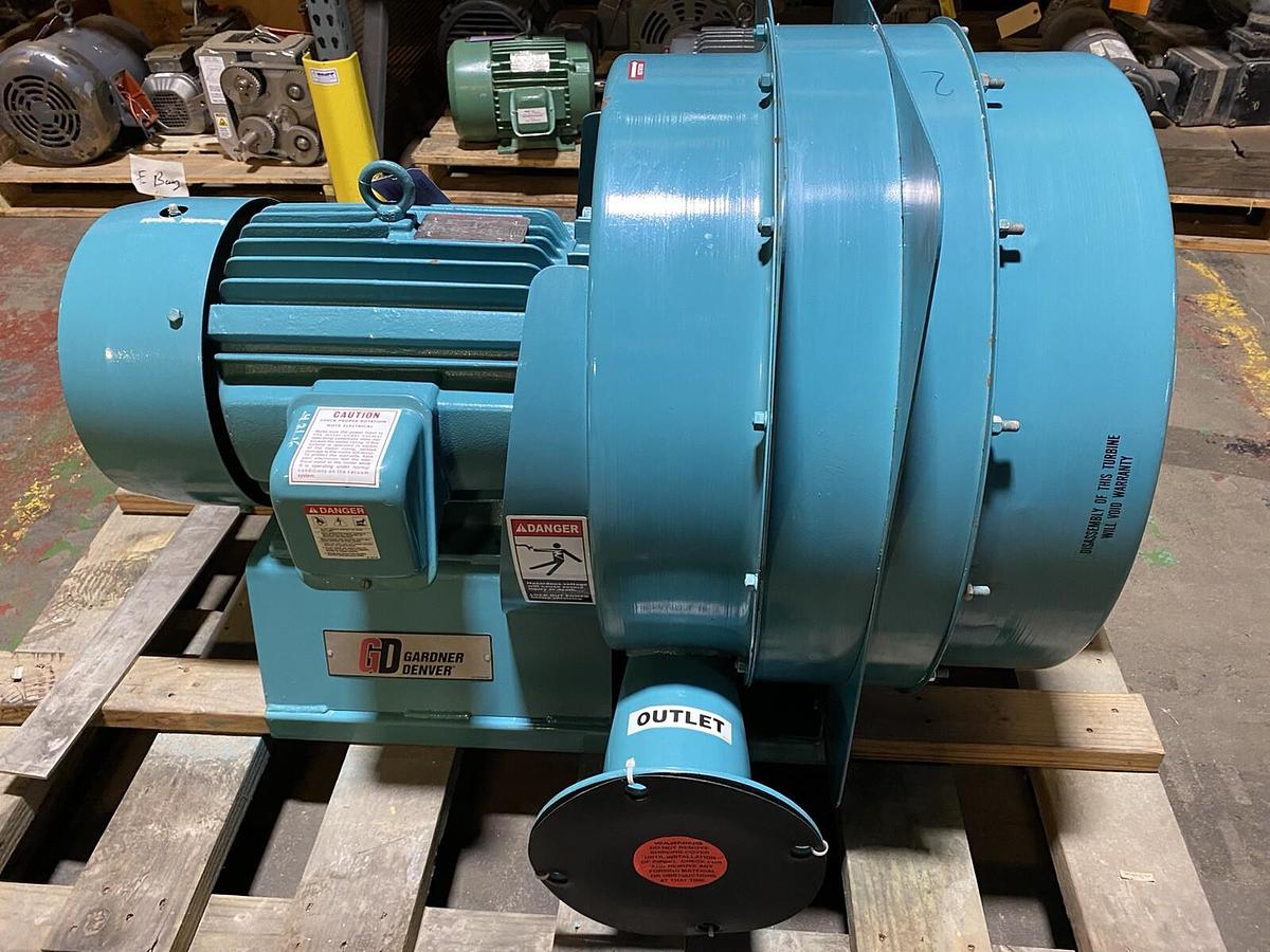 Used Gardner Denver,PST-330-25,CENTRIFUGAL BLOWER 25HP
