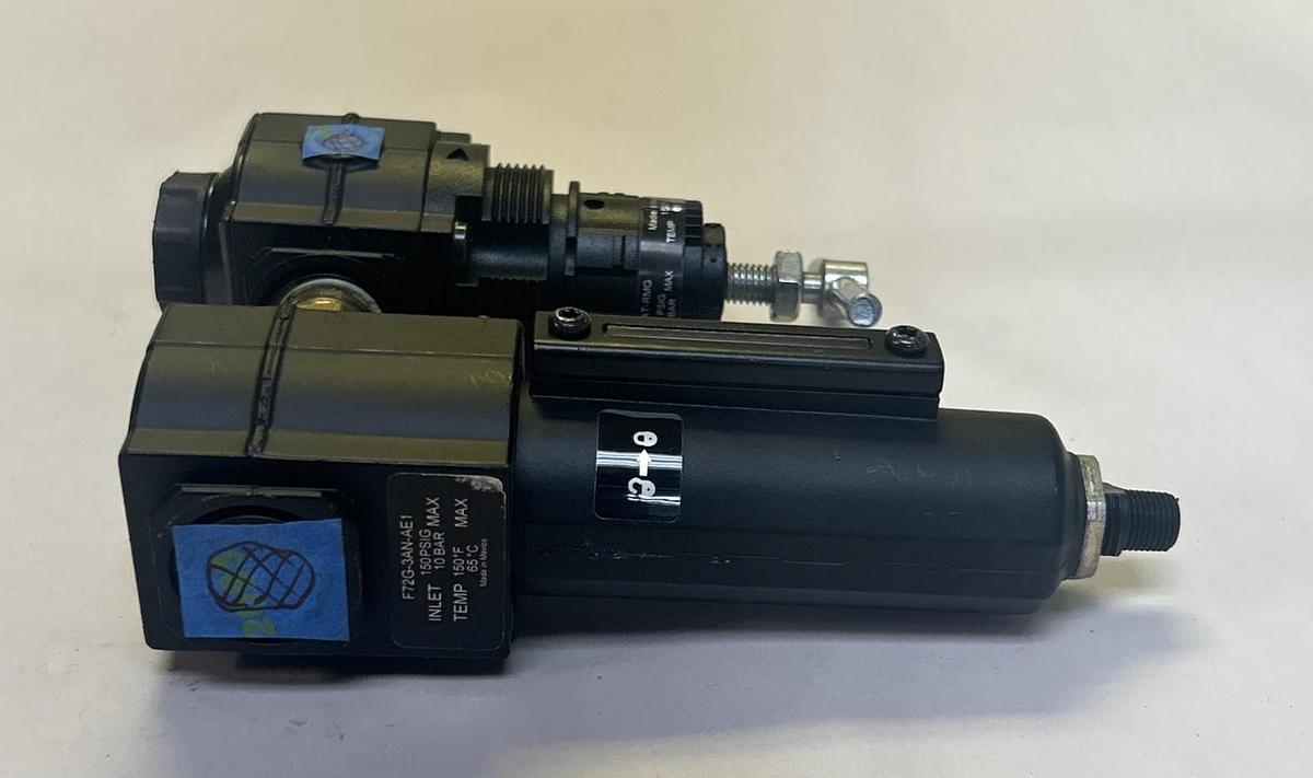 Used NORGREN,F72G-3AN-AE1 / R72G-3AT-RMG,FILTER REGULATOR