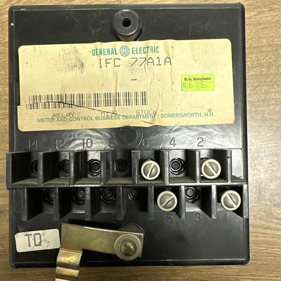 Used GE,12IFC77A1A,Inverse Time Overcurrent Relay