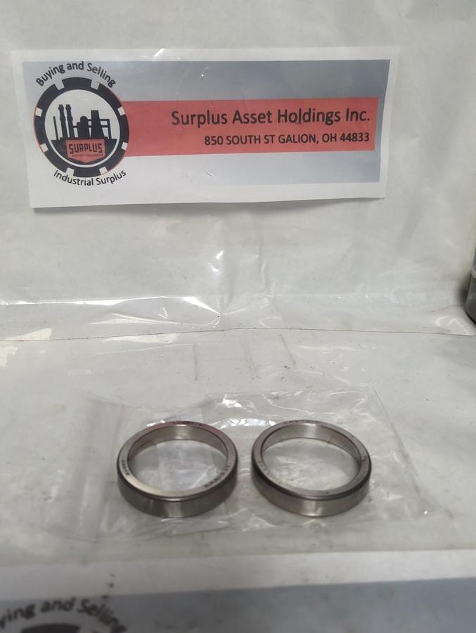 Used TIMKEN/BOWER,LM67010,ROLLER BEARING CUP LOT OF 2 PRE-OWNED
