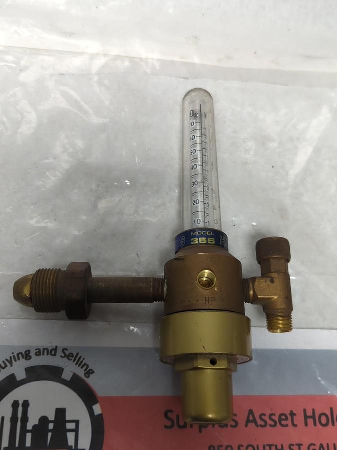 Used HARRIS,MODEL 355,FLOWMETER REGULATOR PRE-OWNED