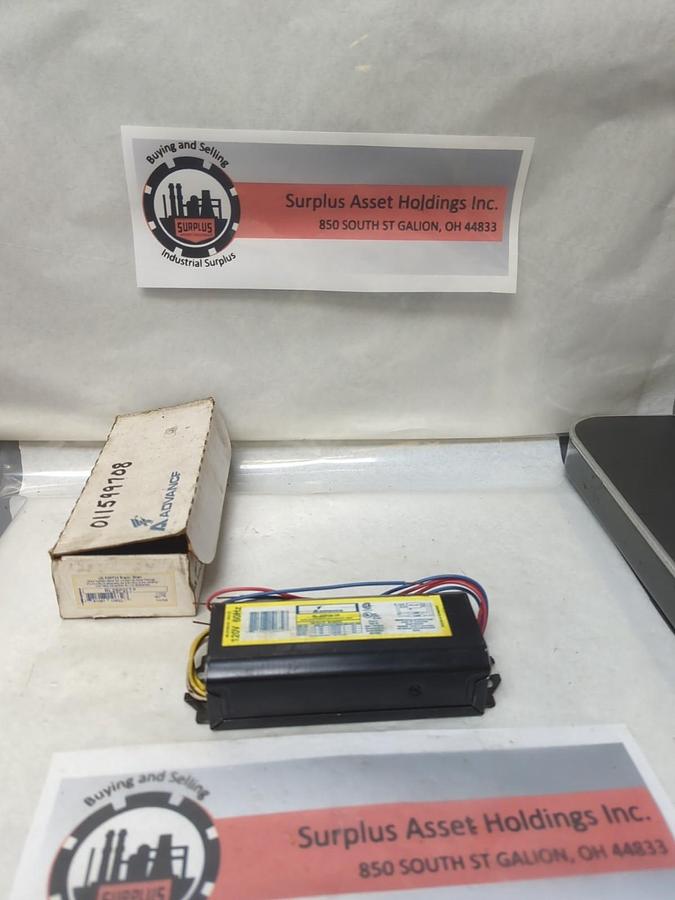 ADVANCE,TL25P20TP,MAGNETIC RAPID START BALLAST 120V 60HZ NOS