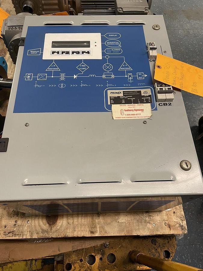 PRIMAX,P4500-1-48-15,BATTERY CHARGER INPUT 120VAC OUTPUT 48VDC